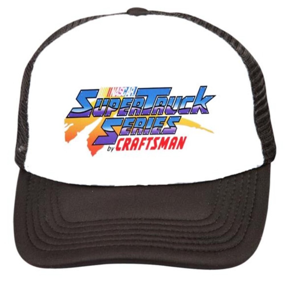 Retro 90s Super Truck Series NASCAR Trucker hat adjustable snap back hat Racing